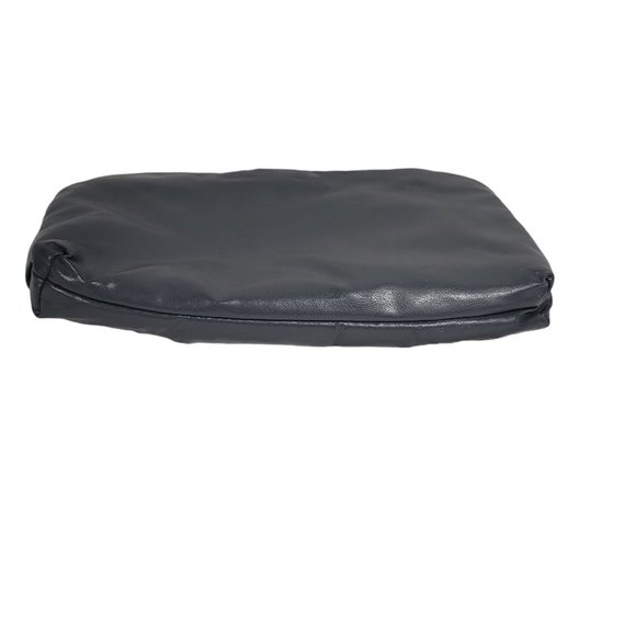 Vegan Leather Grey Clutch - Picture 4 of 6